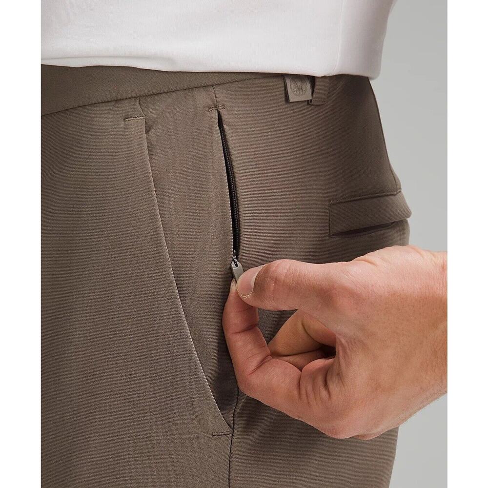 NWT $128 Lululemon ABC Classic-Fit 5Pkt Pants Trouser Warpstreme In Nomad 34x32 - Picture 4 of 9
